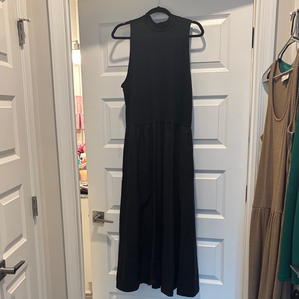 a new day Black Midi Dress